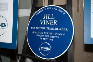 Jill Viner Women in Bus and Coach Blue Plaque