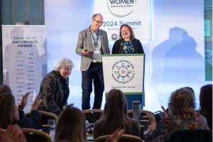 Stephen Lynn and Kerri Cheek at Women in Bus and Coach Summit 2024