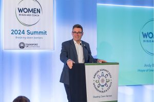 Andy Burnham, Mayor of Manchester at Women in Bus and Coach Summit 2024