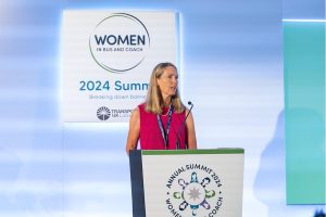 Louise Cheeseman welcome speech at Woman in Bus and Coach Summit 2024