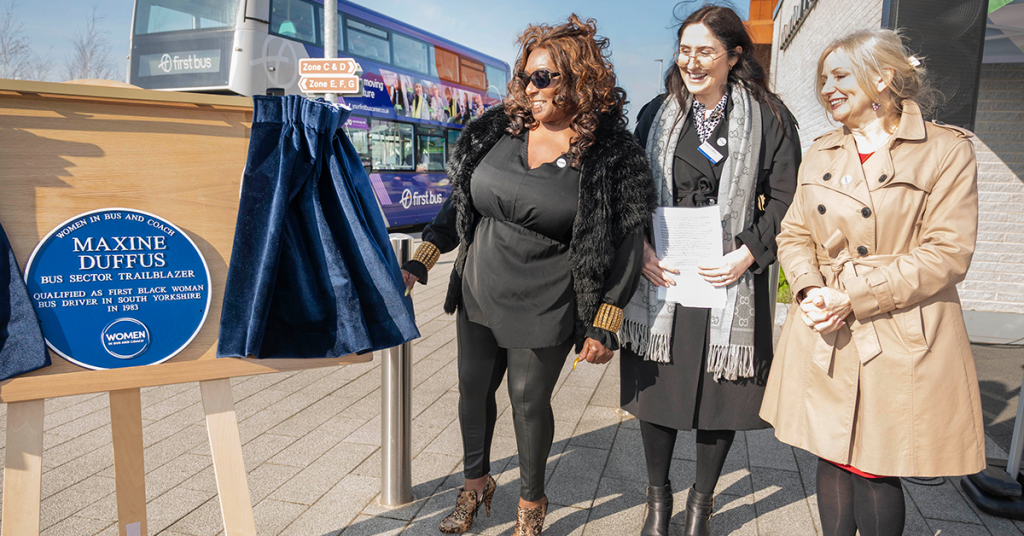 WiBC Northern Region launch L to R Maxine Duffus, Rebecca Miller, Mayor Tracy Brabin 24th March