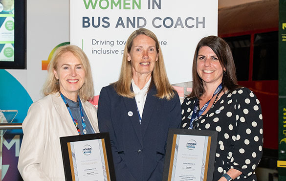 London Transport Museum Ambassadors Claire Mann Elizabeth McKay Louise Cheeseman