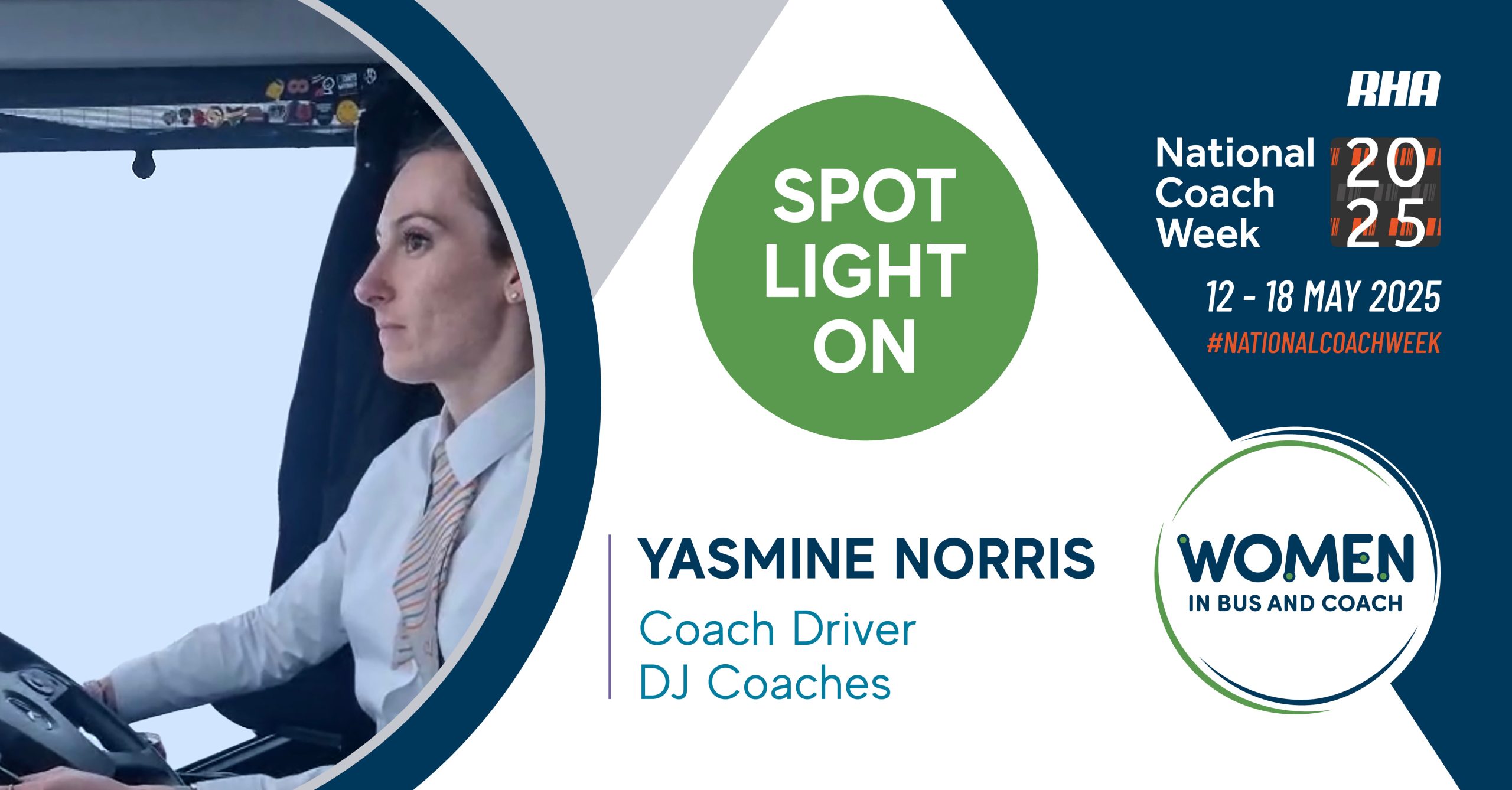 Spotlight On Yasmin Norris, Coach Driver, DJ Coaches