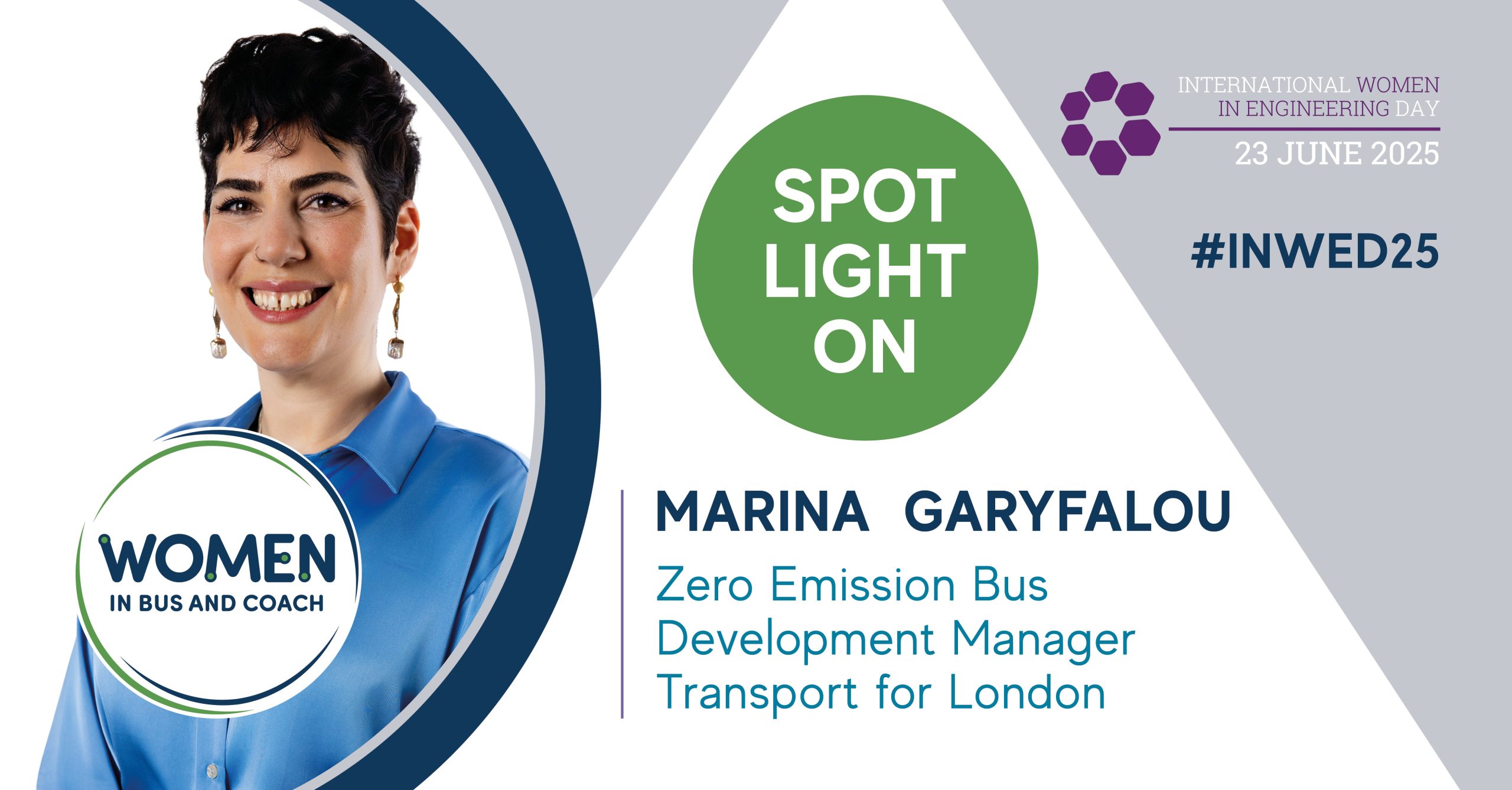Spotlight on Marina Garyfalou, Zero Emission Bus Development Manager, Transport for London