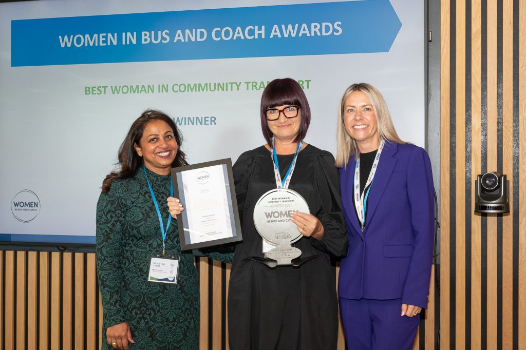 Woman in Community Transport Award 2025 Christina Christie