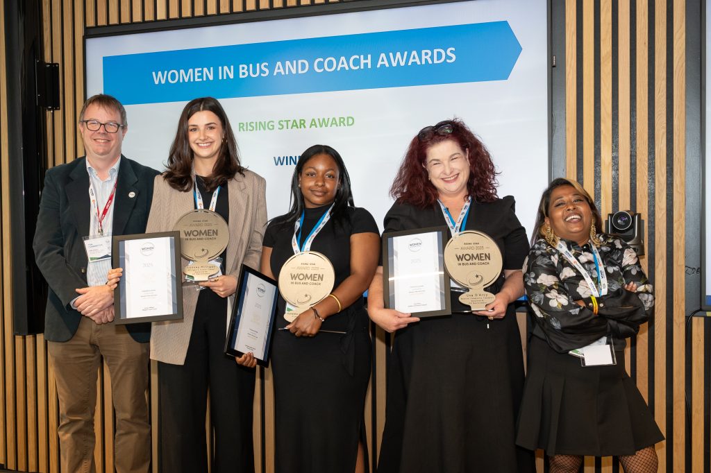 Rising Star Award winners Una D'Arcy, Kymeisha Joseph-Worrell, Lynsey Mulligan