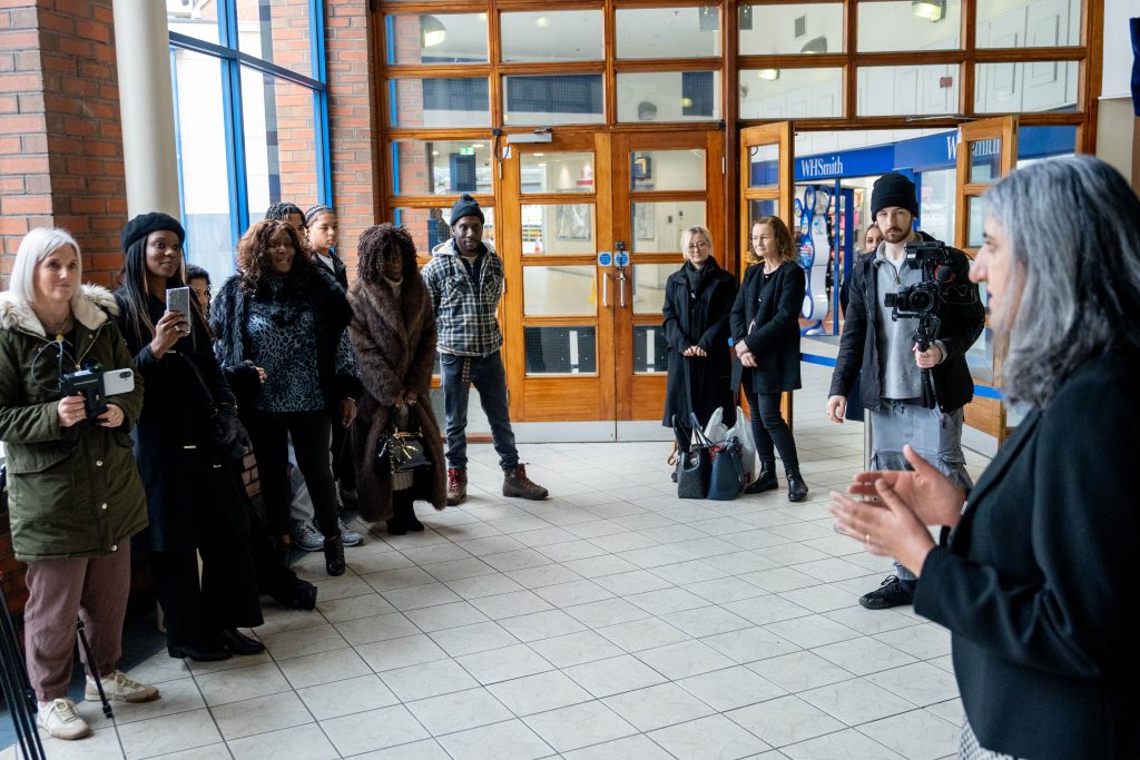 Maxine Duffus Blue Plaque unveiling at Sheffield Interchange