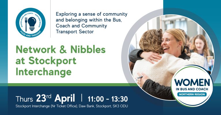 WiBC Northern Region Network and Nibbles at Stockport Interchange on 23rd April 2026 at 11am